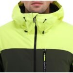 Oneill Mens Winter Sports Jacket Carbonite Snowboard Skis 10K Green Black - Image 7