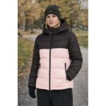Oneill Originals Puffer Jacket Peach Whip Color Block [1500070-44021] size S - Image 2
