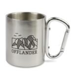 Offlander camping mug with steel carabiner OFF_CACC_03