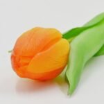 ORANGE TULIP 31CM LIFE-LIKE SPRING DECORATION - Image 3