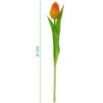 ORANGE TULIP 31CM LIFE-LIKE SPRING DECORATION - Image 4