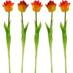ORANGE TULIP 38CM LIFE-LIKE SPRING DECORATION - Image 3