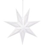 PAPER DECORATION STAR 50CM 7 ARMS WHITE - Image 2