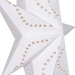 PAPER DECORATION STAR 50CM 7 ARMS WHITE - Image 3