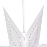PAPER DECORATION STAR 50CM 7 ARMS WHITE - Image 4