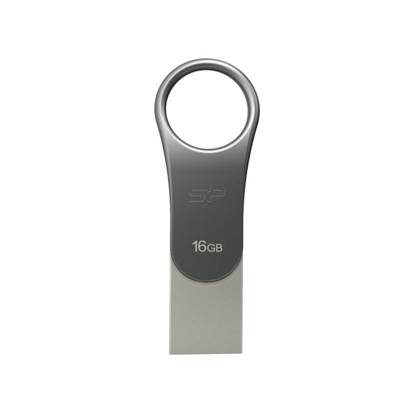 lupin-wear-ca-pendrive-silicon-power-mobile-c80-16gb-usb-3-1-type-c-silver-2328120 Pendrive Silicon Power Mobile C80 16GB USB 3.1/Type-C Silver - Image 1