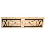 PICNIC BAR SET WOODEN TABLE AND 2 BENCHES - Image 6