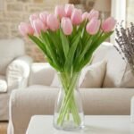 PINK TULIP 31CM LIFE-LIKE SPRING DECORATION - Image 5