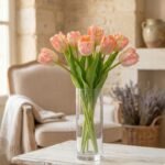 PINK TULIP 38CM LIFE-LIKE SPRING DECORATION - Image 5