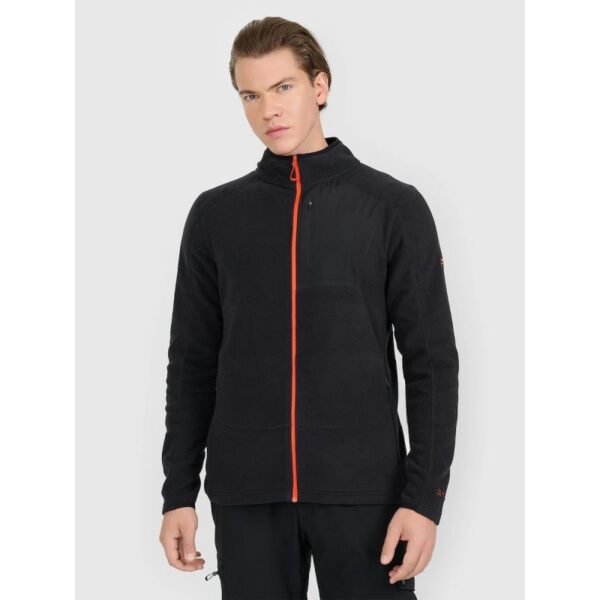 Polartec regular mens fleece with stand-up collar 4F 4FWAW25TFLEM333-020S