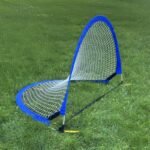 Pop-up soccer training goal - blue (L) 183x104x104 cm - Image 2
