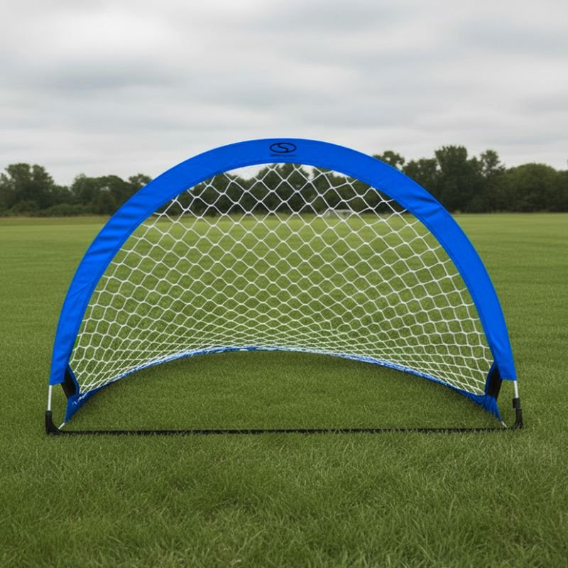 lupin-wear-ca-pop-up-soccer-training-goal-blue-l-183x104x104-cm-1796758 Pop-up soccer training goal - blue (L) 183x104x104 cm - Image 1