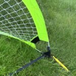 Pop-up soccer training goal - neon green (M) 120x80x80 cm - Image 2