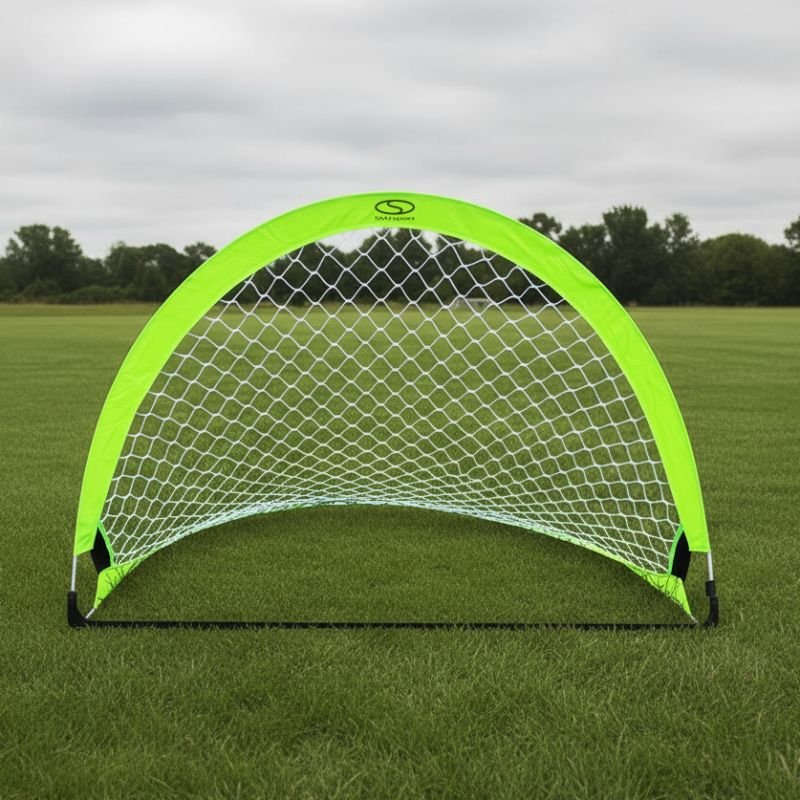 lupin-wear-ca-pop-up-soccer-training-goal-neon-green-m-120x80x80-cm-1796757 Pop-up soccer training goal - neon green (M) 120x80x80 cm - Image 1