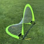 Pop-up soccer training goal - neon green (M) 120x80x80 cm - Image 3