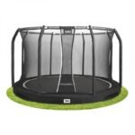 Premium Ground Combo Trampoline 366cm Black - Image 2