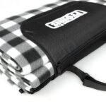 PROMIS PICNIC BLANKET, BLACK CHECKERED, 200 CM X 200 CM - Image 2