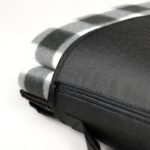 PROMIS PICNIC BLANKET, BLACK CHECKERED, 200 CM X 200 CM - Image 3