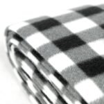 PROMIS PICNIC BLANKET, BLACK CHECKERED, 200 CM X 200 CM - Image 4