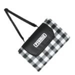PROMIS PICNIC BLANKET, BLACK CHECKERED, 200 CM X 200 CM - Image 5