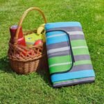 PROMIS PICNIC BLANKET, GREEN STRIPES, 200 CM X 150 CM - Image 4
