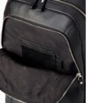 Puccini Royal Collection Mens Leather Backpack for 15.6" Laptop Black - LGD6323-1 - Image 5