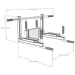 PULL-UP BAR PARALLEL EXERCISE BAR 2IN1 BENCHK D8 - Image 3