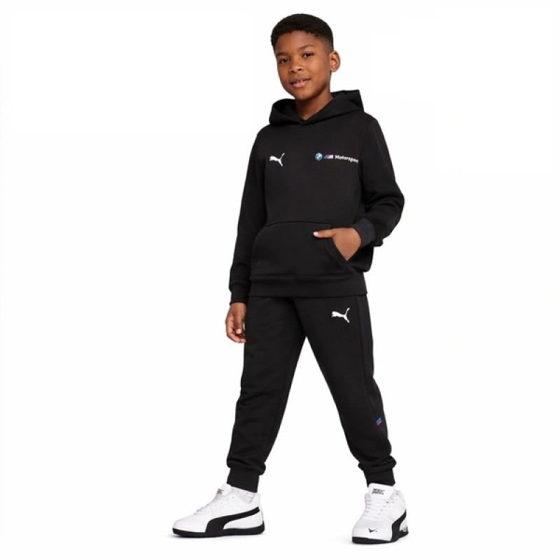 lupin-wear-ca-puma-bmw-mms-kids-kangaroo-hoodie-black-1998644 Puma BMW MMS Kids Kangaroo Hoodie Black - Image 1