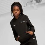 Puma BMW MMS Kids Kangaroo Hoodie Black - Image 2