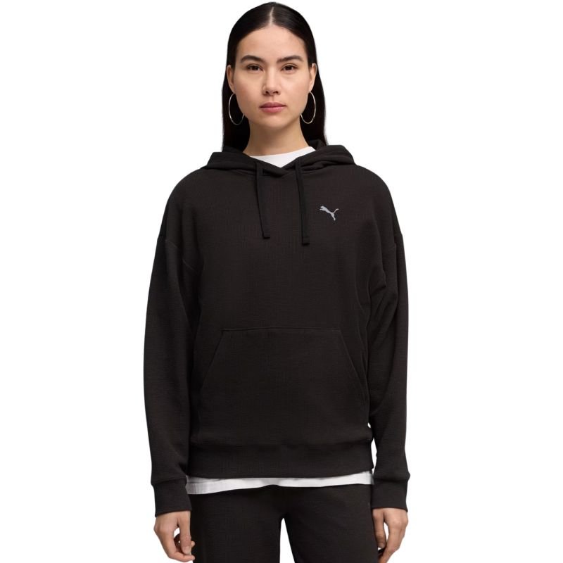 lupin-wear-ca-puma-ess-elevated-comfort-hoodie-women-s-black-691814-01-2574308 Puma ESS Elevated Comfort Hoodie Womens Black 691814 01 - Image 1