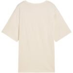 Puma ESS Relaxed Tee beige womens t-shirt 684971 87 - Image 3