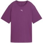 Puma ESS Relaxed Tee Womens T-Shirt Purple 684971 69
