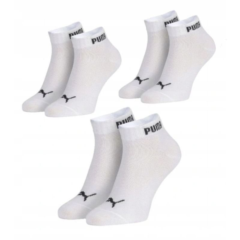 lupin-wear-ca-puma-unisex-3-pack-ankle-socks-cotton-white-comfortable-2855270 Puma unisex 3-pack ankle socks cotton white comfortable - Image 1