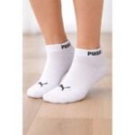 Puma unisex 3-pack ankle socks cotton white comfortable - Image 3