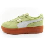 Puma womens shoes sports sneakers Palermo platform fashionable green - Image 2