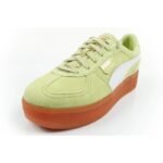 Puma womens shoes sports sneakers Palermo platform fashionable green - Image 3