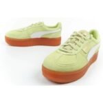 Puma womens shoes sports sneakers Palermo platform fashionable green - Image 8