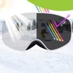 Qunature Pink Childrens skiing goggles (medium/large childrens version) - Image 2