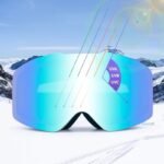 Qunature White Frameless Ski Goggles - White - Image 2