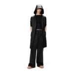 Rains waterproof coat STRING W PARKA W3 18550 84 BLACK GRAIN - Image 3