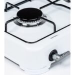 Ravanson K-02T 2-burner adjustable gas stove (white) - Image 3