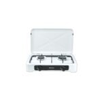 Ravanson K-02T 2-burner adjustable gas stove (white) - Image 5