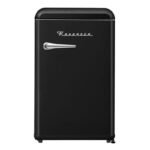 Ravanson LKK-120ERB Retro Refrigerator (Black)