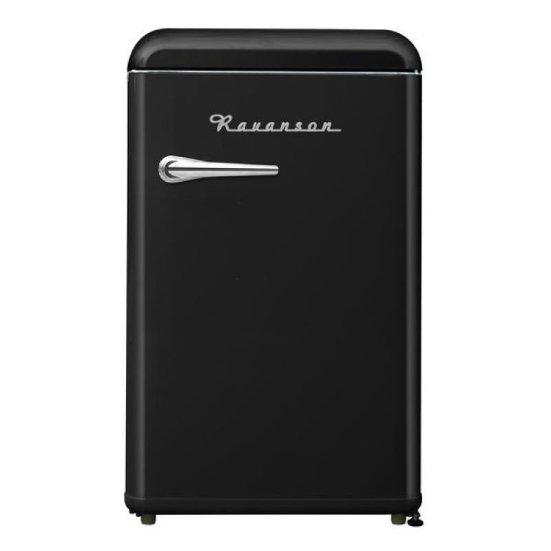 lupin-wear-ca-ravanson-lkk-120erb-retro-refrigerator-black-2031896 Ravanson LKK-120ERB Retro Refrigerator (Black) - Image 1