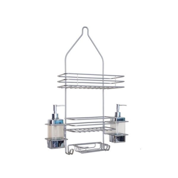 RAYEN Shower Shelf with Soap Dispensers