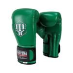 RBT-GREENSTRIKE Leather Boxing Gloves 12 oz Green - Image 2