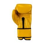 RBT-MEX Leather Boxing Gloves 12 oz Yellow - Image 5