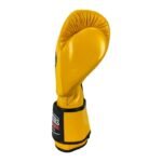 RBT-MEX Leather Boxing Gloves 12 oz Yellow - Image 7