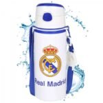 Real Madrid Aluminum Bottle with Mouthpiece and Strap 600 ml RM00005 - Image 2