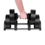 REBEL ACTIVE ADJUSTABLE CAST IRON DUMBBELL AUTOMATIC 36KG, 2KG STROKE RBA-2332-36 - Image 3
